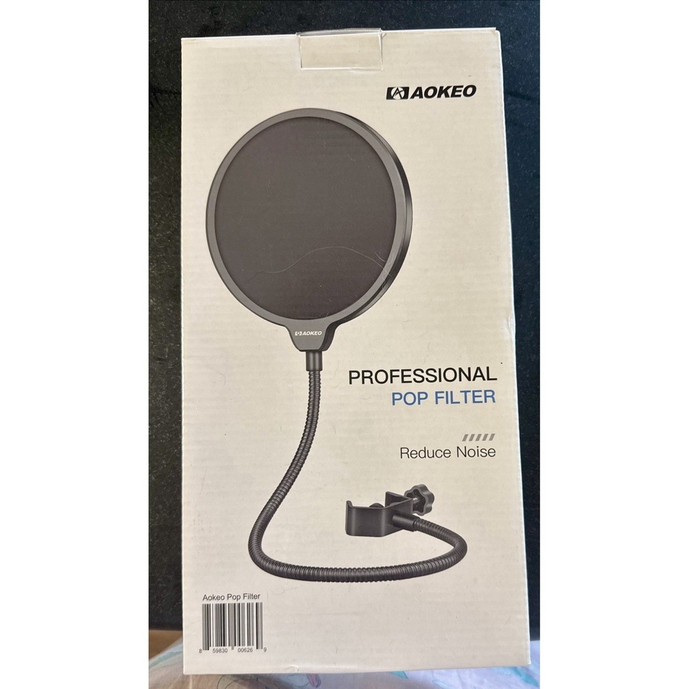 Aokeo Professional Microphone Pop Filter Mask Shield Filter,